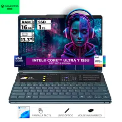 LENOVO - PORTATIL YOGA INTEL CORE ULTRA 7 16GB RAM 1TB SSD DOBLE PANTALLA 13.3'' OLED TOUCH