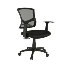 GENERICO - SILLA AMSTERDAM 2 BRAZO FIJO BASE NYLON BASCULANTE