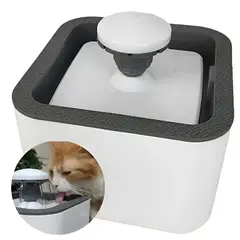 GENERICO - Bebedero De Agua Automatica Para Mascotas Gatos Blanco