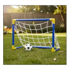 GENERICO - Cancha De Futbol 1 Arco Balon Inflador 83 Ancho X47x 54cm