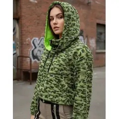VIA7 - Chaqueta Bomber Camuflada - Protección Antifluido y Estilo Urbano