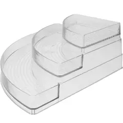 GENERICO - Estante Escalonado 3 Niveles Para Maquillaje y Esmaltes Organizador Exhibición 26×10×26cm