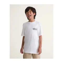 VANS - Camiseta Niño RACING FLAMES SS Blanco