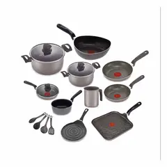 IMUSA - Batería de Cocina Talent 17 Piezas Antiadherente
