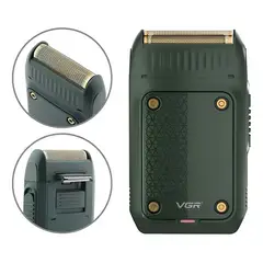 GENERICO - Afeitadora Eléctrica Shaver Portátil Recargable Negro