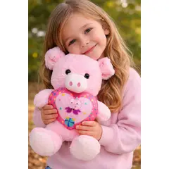 INFANTILES CAJUROMIX - Peluche Bonito Cerdita Para Abrazar