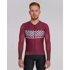 GW - Camiseta Manga Larga Liberte Elegance Vinotinto