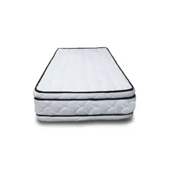 GENERICO - Colchon Nube Doble Pillow 160x190 Queen