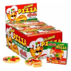 EFRUTTI - Gomas Gomitas Pizza Gummi Candy X48und