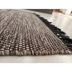 GENERICO - ALFOMBRA DECOGHAR BROWN CHAMPIÑON BLACK 0.60 X 0.90 M IC13317