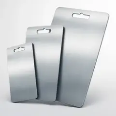 TECNOHOGAR JS - Set X3 Tabla De Picar Para Cocina En Acero Inoxidable 304