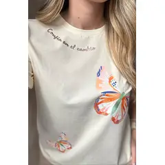 MANO SAGRADA - CAMISETA CONFIA EN EL CAMBIO