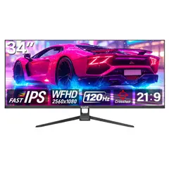 GENERICO - Monitor Gamer Gawfolk De 34 Pulgadas Ips 120hz Sin Marcos