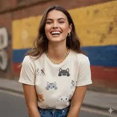 MANO SAGRADA - CAMISETA GOSSIP CATS