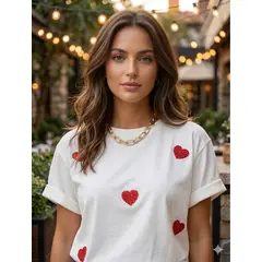 MANO SAGRADA - CAMISETA SHINY HEARTS