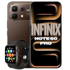 INFINIX - Celular Note 60Pro 8GB RAM 256 GB 5G Cafe + Obsequio Smartwatch