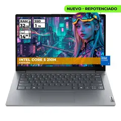 Lenovo - PORTATIL V14 G5 INTEL CORE 5-210H 32GB RAM 1TB SSD 14'' FHD WINDOWS 11 PRO