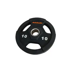 FITNESS MARKET - Disco de Peso Caucho Athletic 10Lb Entrenamiento Fitness Gym
