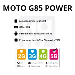 MOTOROLA - Celular G86 Power 8Gb Ram 256 Gb Verde