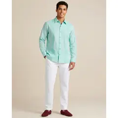 OSVITH - Camisa Guayabera Manga Larga