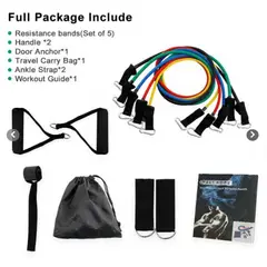 ONE PIXEL - Bandas Elasticas Tubulares Resistencia Set De 11 Piezas