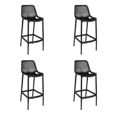 DISTRIONLINE - Set X4 Butacos de Barra Berlin Dos Niveles Polipropileno 65 cm
