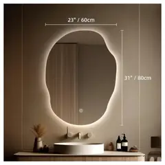 MULTIPLACE COLOMBIA - Espejo Con Luz Led 3 Tonos 60x80