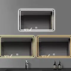MULTIPLACE COLOMBIA - Espejo Con Luz Led 3 Tonos 100x75 Cm / 100x75