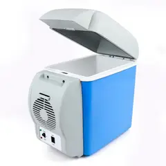 GENERICO - Mini Nevera Portátil Para Carro 7.5L Enfría Y Calienta 12V Compacta