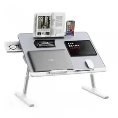 GENERICO - Mesa para Computador Plegable Gris