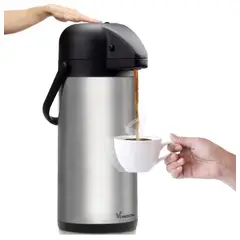 BABARIA - Termo con bomba para bebidas – 3 litros