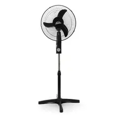 HOME ELEMENTS - Ventilador de Pedestal de 16 Pulgadas Color Negro HEVB16N