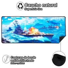 COMPRALOENCASA COM - Mouse Pad Gamer XL Antideslizante Impermeable Diseño Barcos