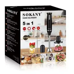SOKANY - Batidora Electrica 5 En 1 Multifunción Cocina De mano