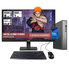 Lenovo - MINI PC INTEL CORE 5 210H 8GB RAM 1TB SSD WINDOWS 11 PRO 24'' FHD