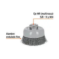 TRUPER - Grata Alambre 3 para Pulidora