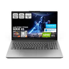 LENOVO - Portátil Gamer Loq AMD Ryzen 7 R7 7735hs Ram 16gb Ddr5 Ssd 512gb Rtx 4050 6Gb