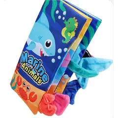 TIENDITA DEL BEBE IMPORTADORA MC - Libro Estimulación Temprana Bebes Niños Juguete Sensorial Tiburon REF66531A-2