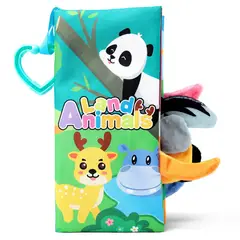 TIENDITA DEL BEBE IMPORTADORA MC - Libro Estimulación Temprana Bebes Niños Juguete Selva Sensorial REF66531A-3