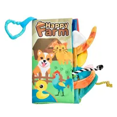 TIENDITA DEL BEBE IMPORTADORA MC - Libro Estimulación Temprana Bebes Niños Juguete Selva Sensorial REF66531A-4