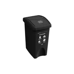 ESTRA - Papelera Vaivén 35 Lt No Aprovechable 4-1048887-Negro