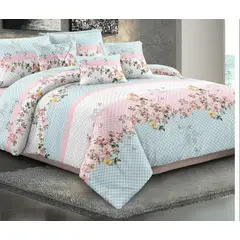 SIRENITAS - Edredón Cubrelecho Colcha Doble diseño cama Sencilla Semi Doble Queen King Brisa Floral