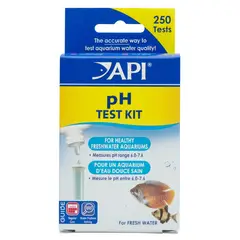 GENERICO - Api pH test Kit 250 Pruebas con Tubo de Ensayo, Tabla de Colores para Acuario Pecera Peces