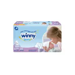 WINNY - Pañales Ultra Gold Etapa 0 Recién Nacido x30