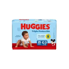 GENERICO - Pañales Huggies Triple Protección Etapa 3 x25