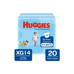 GENERICO - Pañales Huggies Triple Protección Etapa 4 x25