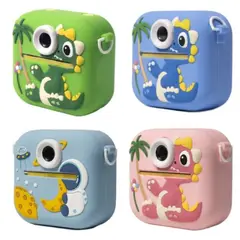 GENERICO - Camara para niños pantalla de 2,4 pulgadas zoom digital 8X AZUL CLARO