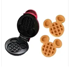 GENERICO - Waflera Electrica Mini Wafles Antiadherente figura Mickey