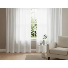 ADVANCE - Cortina En Velo Blanco Liso 200 x 210 x 2