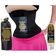 RAINBOW SHAPER - Faja Reloj de Arena Cinturilla Moldeadora Hot Neopreno Talla 2XL